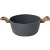 Tognana Casseruola 2 Manici T-Care My Cooking Ø24cm Grigia