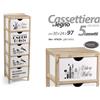 Gicos Mobile Legno 5 Cassetti cm.30x24 h.97