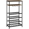 Generico Cantinetta Grancru in Metallo e Legno MDF cm.65x30 h.120