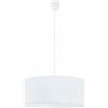 Eglo Lampada Sospensione Rossano 3 Luci 60Watt Attacco E27 in Tessuto Bianco