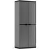 Keter ARMADIO PORTASCOPA JOLLY GRIGIO CM.68X39 H166