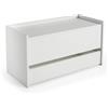 Terraneo Baule con Cassetto colore Bianco
