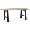 Bizzotto Tavolo da Interno Fred colore Nero cm 180x90