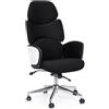 Bizzotto Poltrona Ufficio Armstrong Colore Nero e Bianco