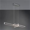 Trio Sospensione Salinas cm110x40 1 LED 34W 4000K Nichel Opaco