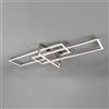 Trio Plafoniera Salinas 1 LED Potenza 34W 4000Kelvin Luce Naturale Nichel Opaco