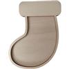 Sagoma Calza con ghiera in legno