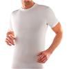 LIABEL Maglietta Intima Uomo Felpata 3-6 Pezzi Girocollo Maglia Uomo in Caldo Cotone 2828 (3 Pezzi Bianco XXL)