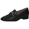CAPRICE Mocassini da Donna in Pelle con Tacco a Blocco, Nero (Black Nappa), 40 EU