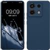 kwmobile Custodia Compatibile con Xiaomi Redmi Note 13 Pro 5G / Poco X6 5G Cover - Back Case per Smartphone in Silicone TPU - Protezione Gommata - blu marino