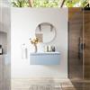 Parama Cassettone sospeso 60 cm blu pastello opaco | Darwin