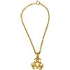 CHANEL Pre-Owned - Collana con pendente Triple CC 1994 - Donna - placcatura in oro - Taglia unica