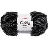 Filo di Peluche Cuddly Glitter Nero