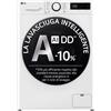 LG ELECTRONICS LG D4R5010TSWS Lavasciuga 10-6kg AI DD, Serie R5 Classe D, 1400 giri, Bianca