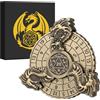 Keller & Weber DND Ruota Dadi Spinner, Set di Dadi DND, 7-in-1 Drago Metallici D&D Dadi, Spinner di Dadi a Roulette Drago, Regali di D&D con Scatola Regalo, Accessori per Giochi di Ruolo e Giochi di Società, Bronzo