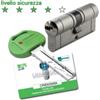 Mottura Cilindro europeo di sicurezza Champions CP6 chiave/chiave 41/81 (122 mm) 5 chiavi