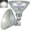 luckmax E27 PAR38 LED bianco freddo 6000 K, impermeabile, confezione da 2 pezzi, per interni ed esterni, 15 W, faretto LED PAR38, luce bianca fredda (sostituisce lampadine alogene da 70 W-120 W)