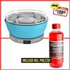 FEUERDESIGN Barbecue Grill da tavolo Vesuvio Feuerdesign + OMAGGIO Gel accendicarbonella 500ml