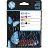 HP MULTIPACK 4 CARTUCCE HP ORIGINALI 903 NERO + COLORI - HP - 6ZC73AE