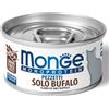 Monge Monoprotein Cibo Umido per Gatti - 24x80 gr - Solo Bufalo