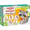 KANGUR Carte di Memoria Animali per Bambini dai 3 Anni - Giochi Educativi per lo Sviluppo Cognitivo | 24 Carte | Bambini contro Genitori Memory Animali