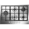 Ilve Piano cottura a gas Professional Plus HCS75SCK in acciaio inox da 75 cm
