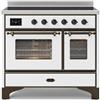 Ilve Cucina MD10N Majestic MDI106NE3 con doppio forno elettrico e piano cottura a induzione da 100 cm