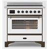 Ilve Cucina M09N Majestic MI096NE3 con forno elettrico e piano cottura a induzione da 91.1 cm