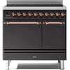 Ilve Cucina PD09N Nostalgie PDI096QNE3 con doppio forno elettrico cieco e piano cottura a induzione da 90 cm