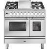 Ilve Cucina PD09W Professional Plus PD09FDWE3 con forno elettrico e piano cottura a gas con fry top e dual da 90 cm