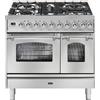 Ilve Cucina PD09N Nostalgie PD09PDNE3 con doppio forno elettrico e piano cottura a gas con pescera e dual da 90 cm