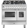 Ilve Cucina PD09W Professional Plus PD09PDWE3 con forno elettrico e piano cottura a gas con pescera e dual da 90 cm