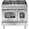 Ilve Cucina PD09N Nostalgie PD096DNE3 con doppio forno elettrico e piano cottura a 6 fuochi con dual da 90 cm