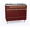 Ilve Cucina PD10N Nostalgie PD10IDQNE3 con doppio forno elettrico cieco e piano cottura a gas e 2 zone induzione con dual da