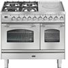 Ilve Cucina PD10N Nostalgie PD10SDNE3 con doppio forno elettrico e piano cottura a gas con coupe de feu e dual da 100 cm