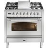 Ilve Cucina P09N Nostalgie P09FDNE3 con forno elettrico e piano cottura a gas con fry top e dual da 90 cm