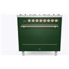 Ilve Cucina P09N Nostalgie P096DQNE3 con forno elettrico cieco e piano cottura a 6 fuochi con dual da 90 cm
