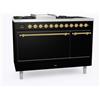 Ilve Cucina P12N Nostalgie P12FIQNE3 con doppio forno elettrico cieco e piano cottura a gas con fry top e 2 zone induzione da