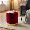 MIlani Home LARA - pouf rotondo in velluto