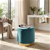 MIlani Home LARA - pouf rotondo in velluto