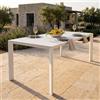 MIlani Home FALL - tavolo da giardino in alluminio allungabile 215/280x101