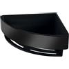 Inda Cestino portaoggetti L.18 H.7 cm angolare estraibile in acciaio nero