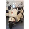 Pilots Kids Moto Elettrica per Bambini Vespa Scooter a Batteria 12 Volt Motorino Cavalcabile