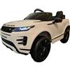 Pilots Kids Macchina Elettrica per Bambini Range Rover Evoque a Batteria Bianca