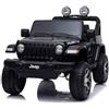 Piston Car Jeep Rubicon Nero Macchina Elettrica a Batteria Auto Bambini