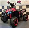 Pilots Kids Quad Elettrico 4 ruote Macchina per Bambina a Batteria 12 V Luci Auto Macchinina
