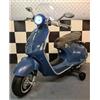 Pilots Kids Scooter Moto Elettrica per Bambini a Batteria Vespa Blu Triciclo Cavalcabile