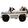 Pilots Kids Macchina Elettrica per Bambini Mercedes Jeep G63 AMG a Batteria 12V Bianca