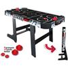 Sport1 Tavolo Air Hockey Pieghevole Gioco per Bambini con Ventola Aria 2 Dischi