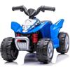 Honda Quad Elettrico a Batteria da Bambino Blu Macchina Cavalcabile Suoni